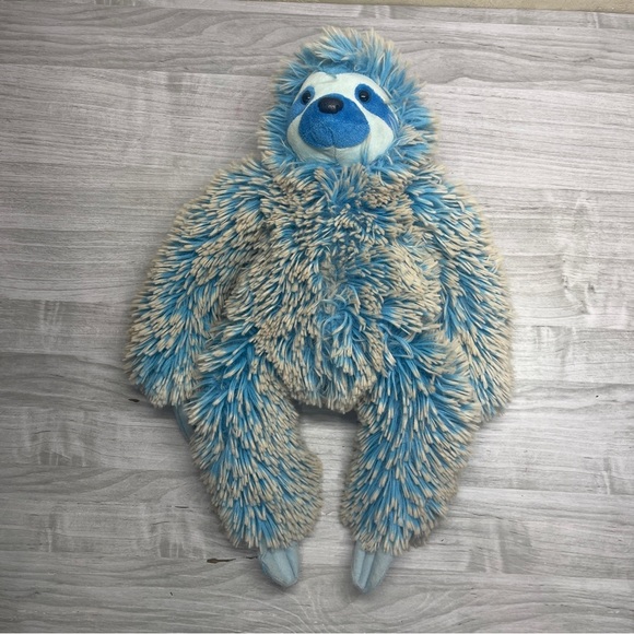 Wild Republic Blue 3 Toe Sloth Stuffed Animal 17” Plush Toy - Picture 2 of 7